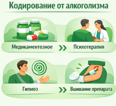 кодирование от алкоголизма в Бородино Санати